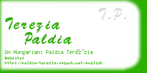 terezia paldia business card